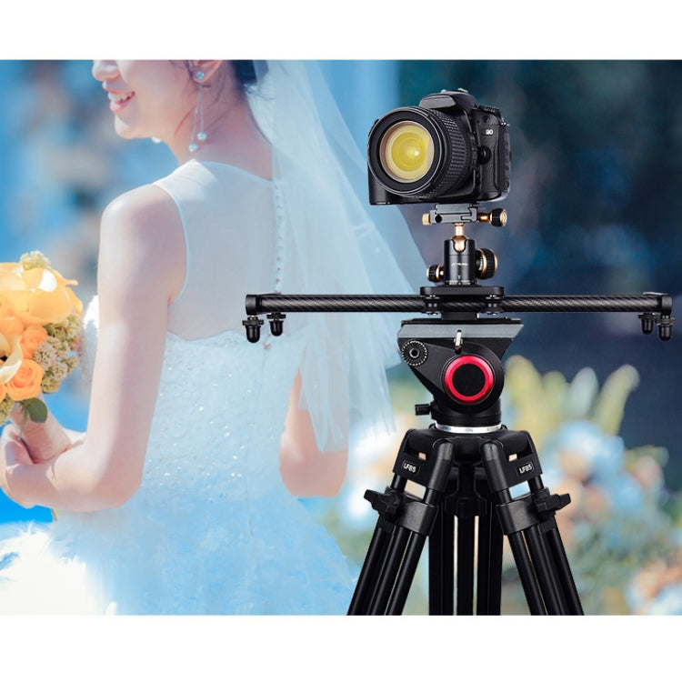YELANGU L40T 40cm Carbon Fiber Slide Rail Track for SLR Cameras / Video Cameras (Black) - free shipping - PMC TechLife - Order now!