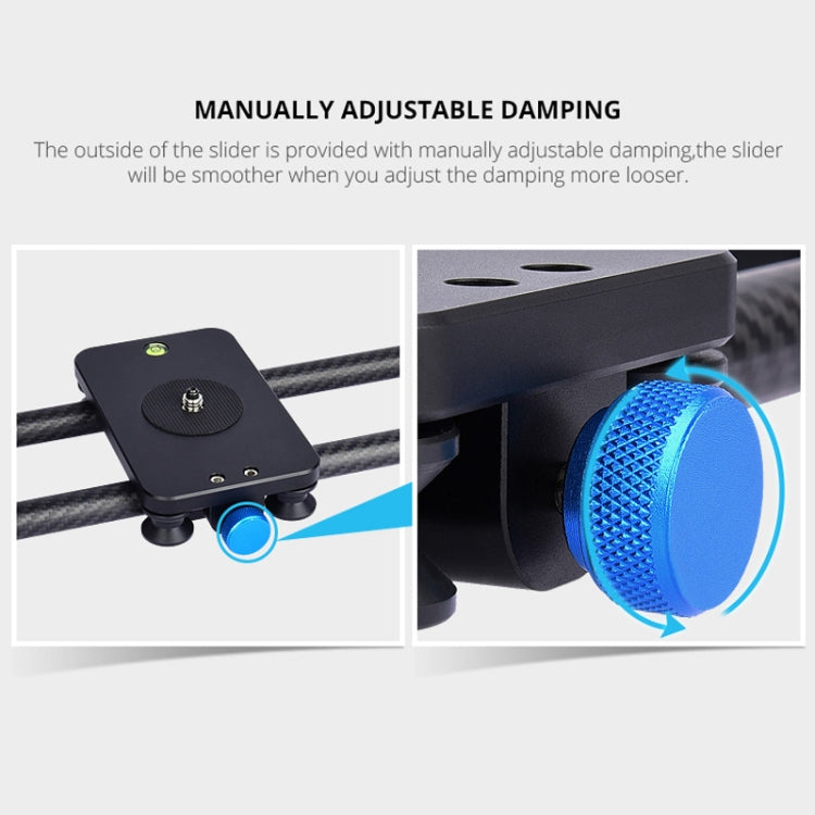 YELANGU L40T 40cm Carbon Fiber Slide Rail Track for SLR Cameras / Video Cameras (Black) - free shipping - PMC TechLife - Order now!