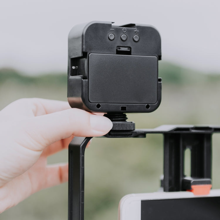 YELANGU PC203 YLG1801C Vlogging Live Broadcast LED Selfie Light Smartphone Video Rig Handle Stabilizer Plastic Bracket Tripod Kits - Camera Cage by YELANGU | Online Shopping South Africa | PMC TechLife | Buy Now Pay Later Mobicred