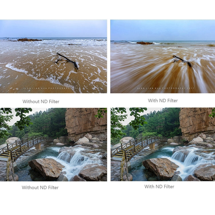 RUIGPRO for GoPro HERO10 Black / HERO9 Black Professional 52mm 52mm 10 in 1 UV+ND2+ND4+ND8+Star 8+ +CPL+Yellow/Red/Purple+10X Close-up Lens Filter with Filter Adapter Ring & Lens Cap - free shipping - PMC TechLife - Order now!