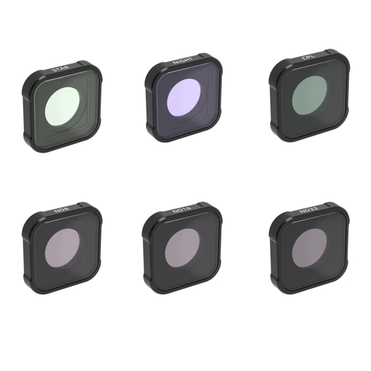 JSR KB Series STAR+CPL+NIGHT+ND8+ND16+ND32 Lens Filter for GoPro HERO13 Black /12 Black /11 Black /10 Black /9 Black - free shipping - PMC TechLife - Order now!