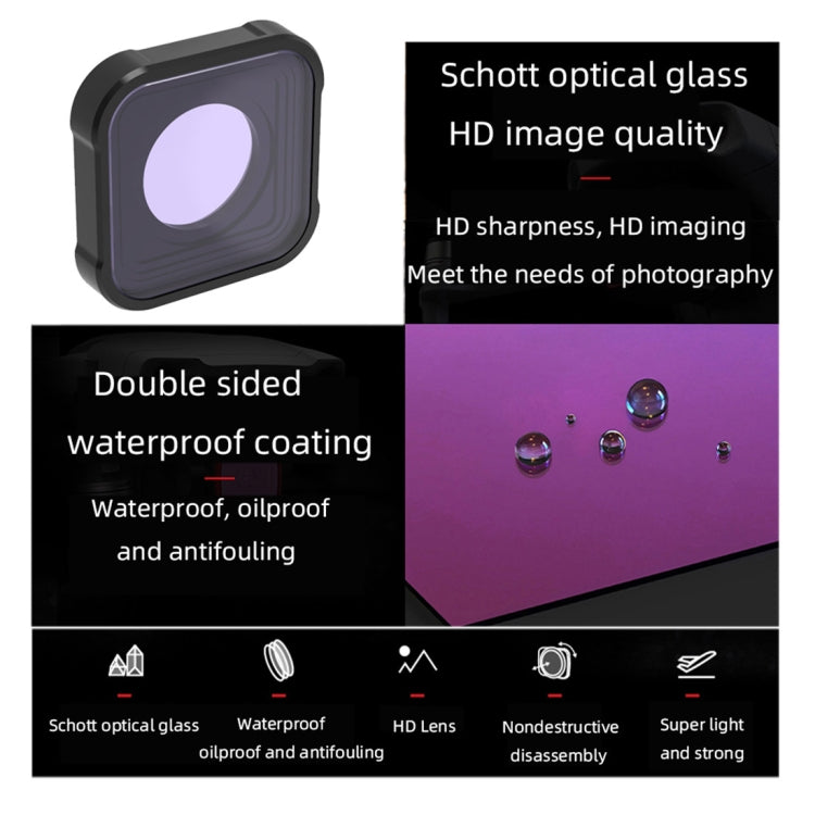 JSR KB Series STAR+CPL+NIGHT+ND8+ND16+ND32 Lens Filter for GoPro HERO13 Black /12 Black /11 Black /10 Black /9 Black - free shipping - PMC TechLife - Order now!