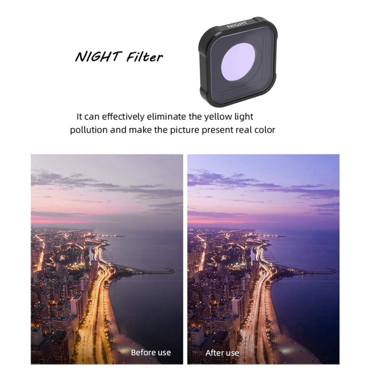 JSR KB Series STAR+CPL+NIGHT+ND8+ND16+ND32 Lens Filter for GoPro HERO13 Black /12 Black /11 Black /10 Black /9 Black - free shipping - PMC TechLife - Order now!