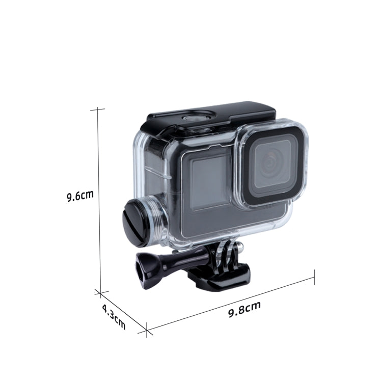 For GoPro HERO10 Black / HERO9 Black 30m Charging Waterproof Housing Case with Buckle Basic Mount & Screw - Waterproof Cases by PMC TechLife | Online Shopping South Africa | PMC TechLife