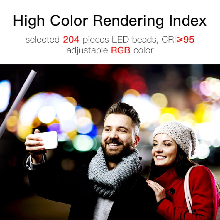 LUXCeO Q508A 8 Color Photo LED Stick Video Light Waterproof Handheld LED Fill Light Flash Lighting Lamp with Remote Control - free shipping - PMC TechLife - Order now!