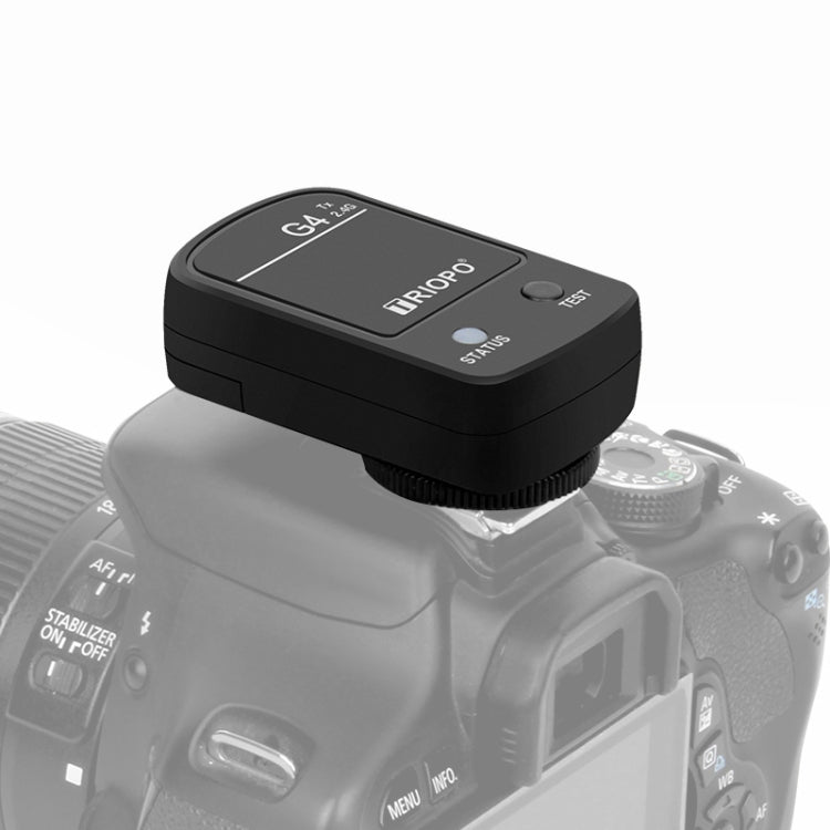 TRIOPO G4 2.4G Wireless Flash Speedlite Trigger with Hot Shoe (Black) - free shipping - PMC TechLife - Order now!