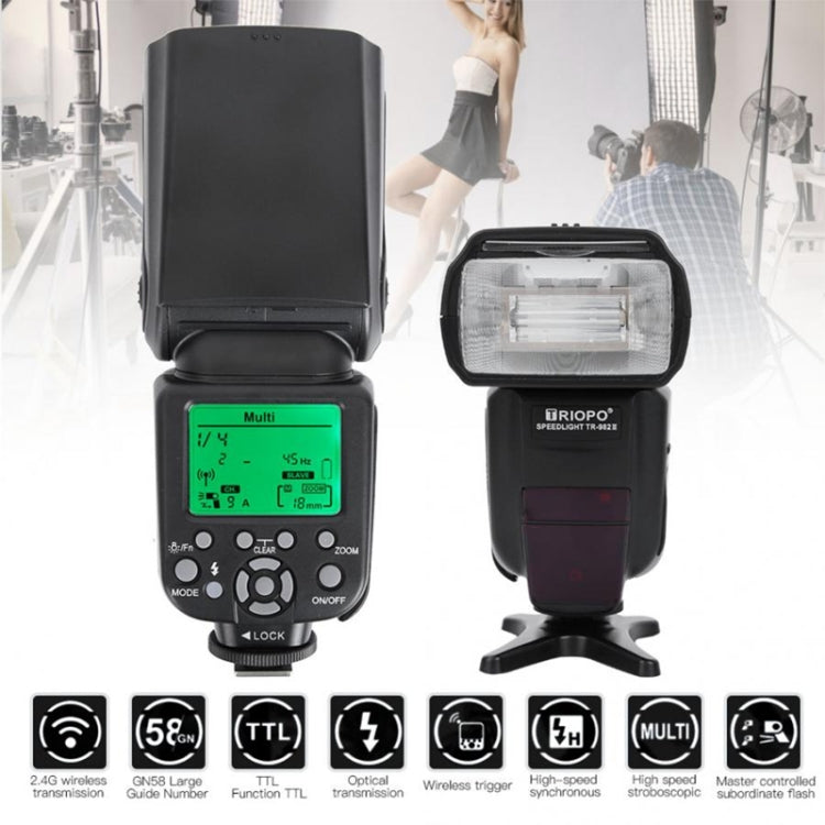 TRIOPO TR-982IIIC Flash Light Speedlite for Canon (Black) - free shipping - PMC TechLife - Order now!