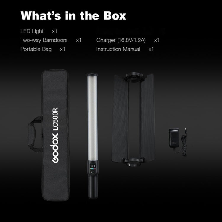 Godox LC500R RGB Full Color LED Light Stick Handheld Fill Light with Remote Control(AU Plug) - free shipping - PMC TechLife - Order now!