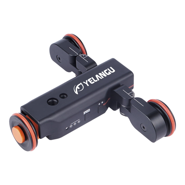 YELANGU L4X Camera Wheel Dolly II Electric Track Slider 3-Wheel Video Pulley Rolling Dolly Car with Remote Control for DSLR / Home DV Cameras, GoPro, Smartphones, Load: 3kg - free shipping - PMC TechLife - Order now!