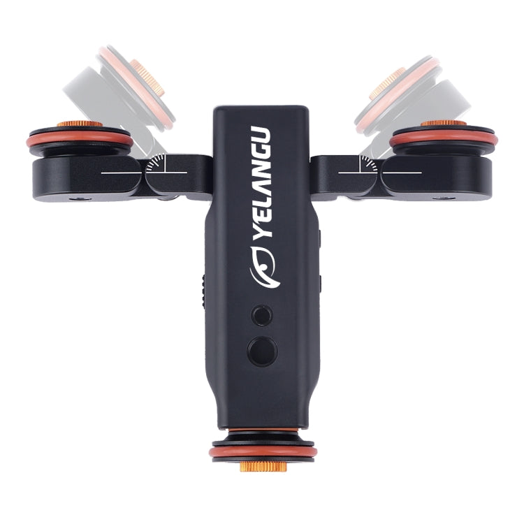 YELANGU L4X Camera Wheel Dolly II Electric Track Slider 3-Wheel Video Pulley Rolling Dolly Car with Remote Control for DSLR / Home DV Cameras, GoPro, Smartphones, Load: 3kg - free shipping - PMC TechLife - Order now!