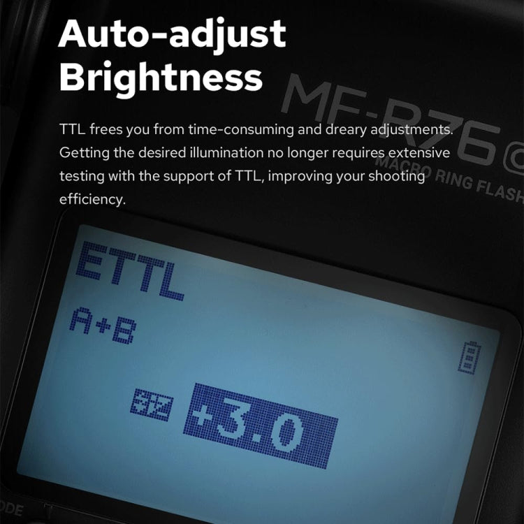 Godox MF-R76N TTL Macro Ring Flash for Nikon - free shipping - PMC TechLife - Order now!