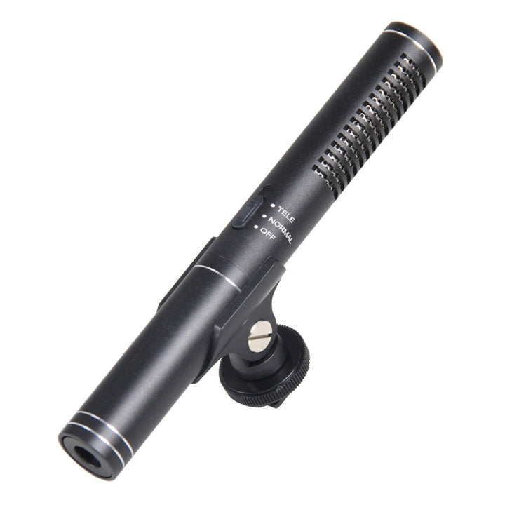 YELANGU YLG1401A Double Back Pole Professional Condenser Shotgun Microphone for DSLR & DV Camcorder(Black) - Camera Microphone by YELANGU | Online Shopping South Africa | PMC TechLife | Buy Now Pay Later Mobicred