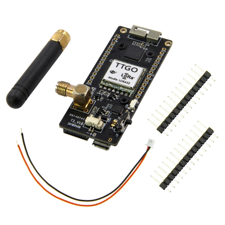 TTGO LORA32 V2.1 ESP32 0.96 inch OLED Bluetooth WiFi Wireless Module 433MHz SMA IP5306 Module with Antenna - free shipping - PMC TechLife - Order now!