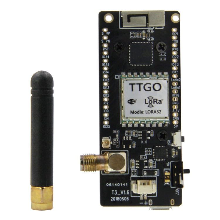 TTGO LORA32 V2.1 ESP32 0.96 inch OLED Bluetooth WiFi Wireless Module 915MHz SMA IP5306 Module with Antenna - Module by TTGO | Online Shopping South Africa | PMC TechLife | Buy Now Pay Later Mobicred