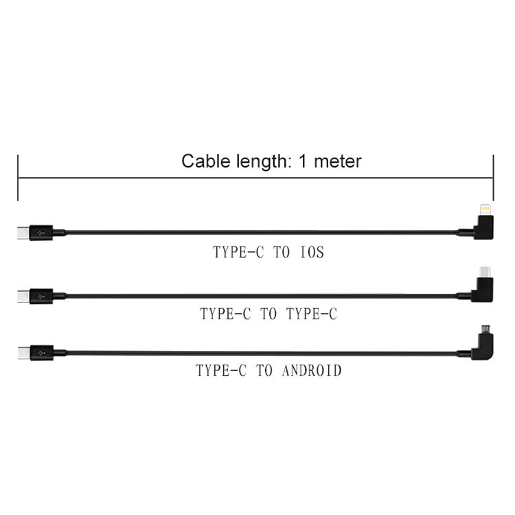 Sunnylife OP-X9208 Type-C to Type-C Cable for DJI OSMO Pocket, Length:1m - Cable & Adapters by Sunnylife | Online Shopping South Africa | PMC TechLife | Buy Now Pay Later Mobicred