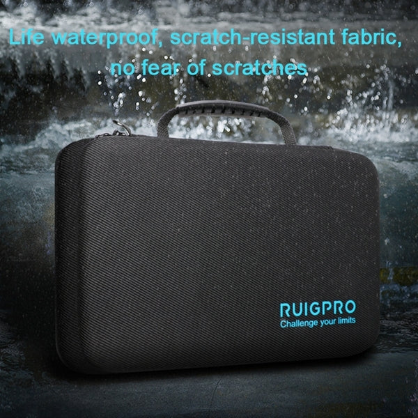 RUIGPRO Shockproof Waterproof Portable Case Box for DJI Osmo Action, Size: 17.3cm x 12.3cm x 6.5cm(Black) - Case & Bags by RUIGPRO | Online Shopping South Africa | PMC TechLife | Buy Now Pay Later Mobicred