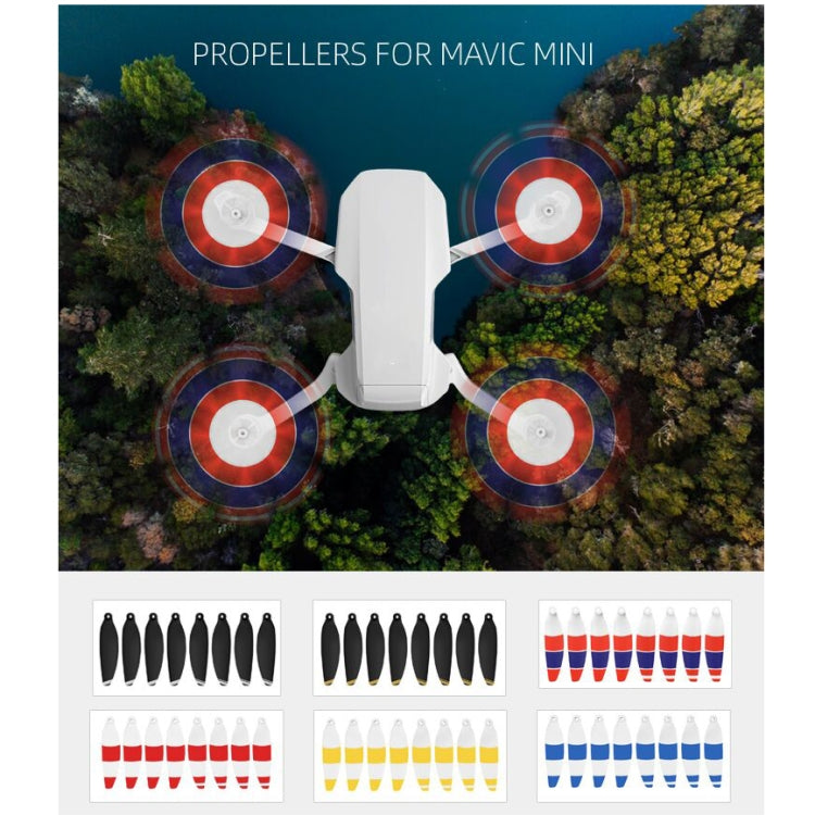 8PCS/Set Sunnylife 4726F Low Noise Quick-release Wing Propellers for DJI Mavic Mini 1(Gold) - free shipping - PMC TechLife - Order now!