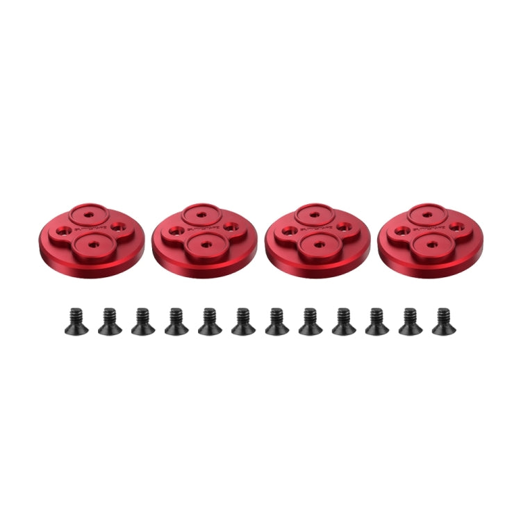 4 PCS Sunnylife Motor Metal Protection Cover for DJI Mini 2 (Red) - Other by Sunnylife | Online Shopping South Africa | PMC TechLife | Buy Now Pay Later Mobicred