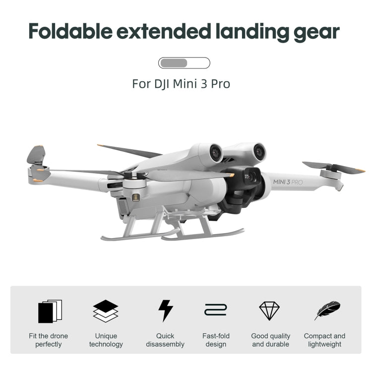 STARTRC Folding Anti-fall Anti-dirt Heightened Landing Gear Training Rack for DJI Mini 3 Pro (Grey) - Other by STARTRC | Online Shopping South Africa | PMC TechLife | Buy Now Pay Later Mobicred
