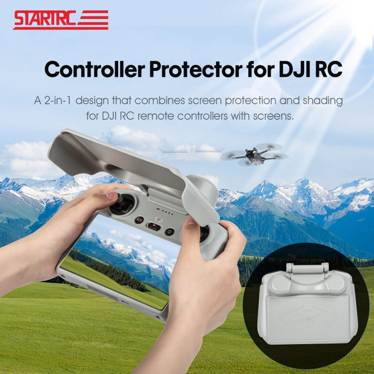 For DJI RC STARTRC Remote Control Sunshade Protection Cover (Grey) - Lens Hood by STARTRC | Online Shopping South Africa | PMC TechLife | Buy Now Pay Later Mobicred