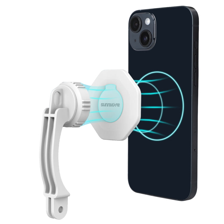 For DJI OM6 / 5 / 4 / 4 SE  Sunnylife ZJ561 Magsafe Adapter Phone Holder (White) -  by Sunnylife | Online Shopping South Africa | PMC TechLife | Buy Now Pay Later Mobicred
