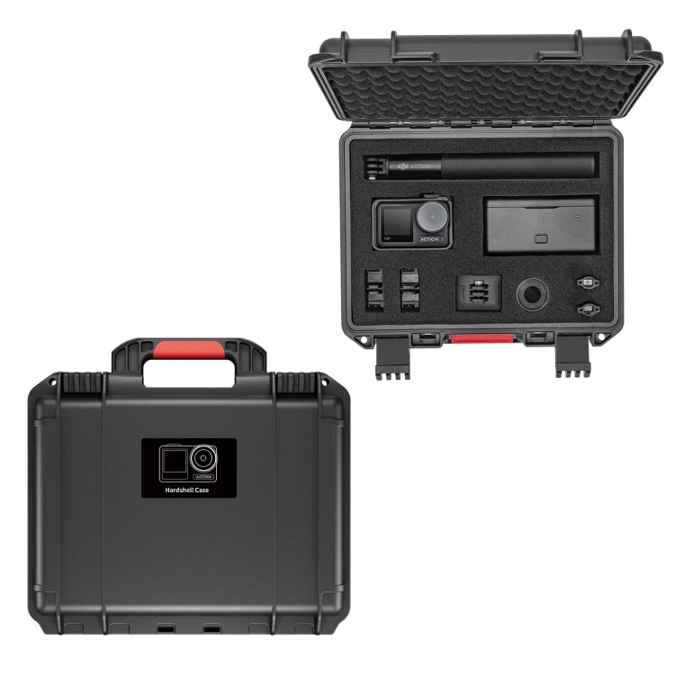For DJI Action 5 Pro / 4 / 3 STARTRC Waterproof PP Full Kit Suitcase Storage Box (Black) - free shipping - PMC TechLife - Order now!