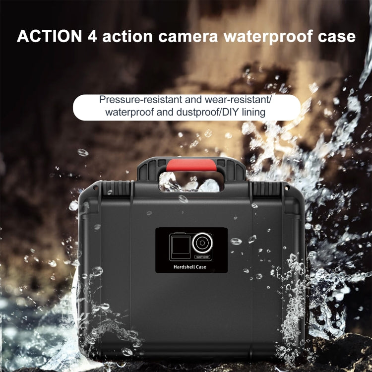 For DJI Action 5 Pro / 4 / 3 STARTRC Waterproof PP Full Kit Suitcase Storage Box (Black) - free shipping - PMC TechLife - Order now!