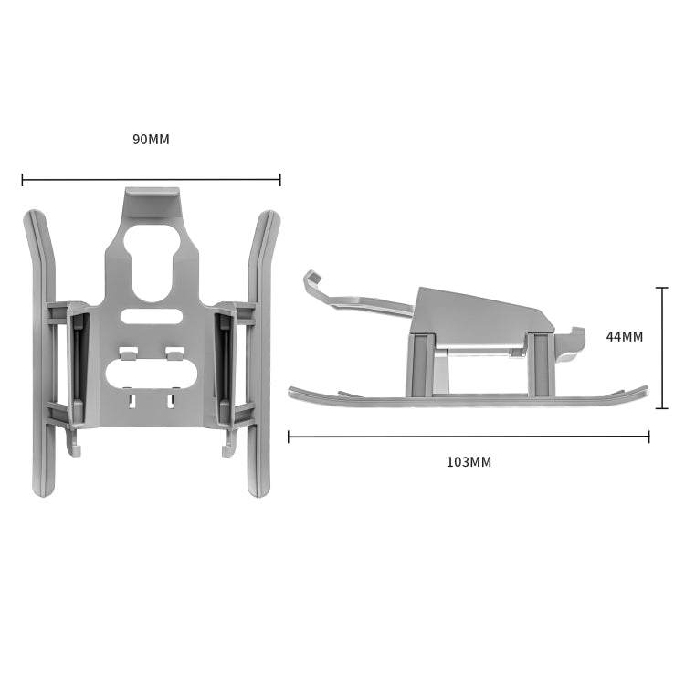 For DJI Mini 4 Pro STARTRC Folding Anti-fall Anti-dirt Heightened Landing Gear Training Rack (Grey) - Other by STARTRC | Online Shopping South Africa | PMC TechLife | Buy Now Pay Later Mobicred