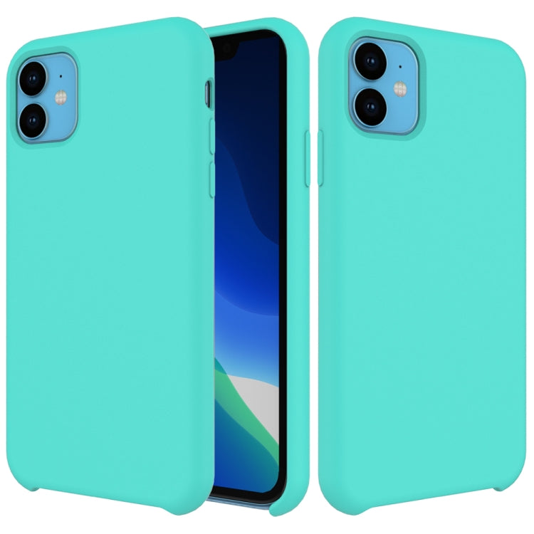For iPhone 11 Solid Color Liquid Silicone Shockproof Case (Baby Blue) - iPhone 11 Cases by PMC TechLife | Online Shopping South Africa | PMC TechLife