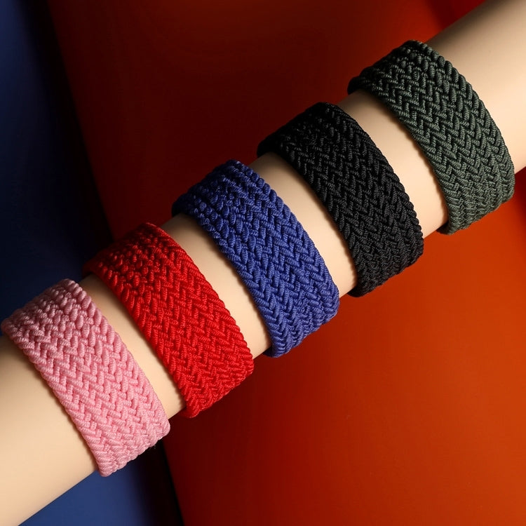 22mm Universal Nylon Weave Watch Band(Black) - Watch Bands by PMC TechLife | Online Shopping South Africa | PMC TechLife | Buy Now Pay Later Mobicred