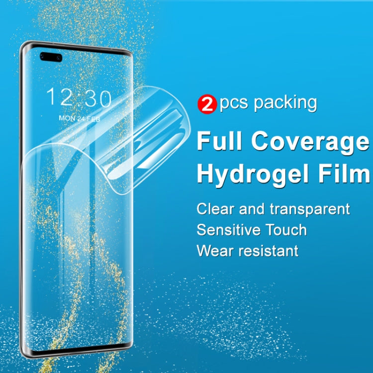 For Huawei Mate 40 Pro 5G 2 PCS IMAK Hydrogel Film III Full Coverage Screen Protector - For Huawei by imak | Online Shopping South Africa | PMC TechLife | Buy Now Pay Later Mobicred