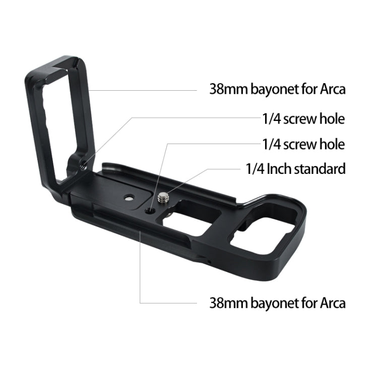 BEXIN A73 L-plate  Camera Vertical Clapper  for A7M3 A7III A7RIII Camera(Black) - free shipping - PMC TechLife - Order now!