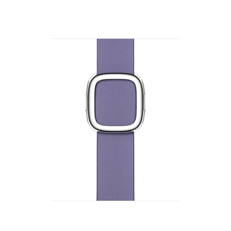 Modern Style Leather Watch Band For Apple Watch 42mm / 41mm / 40mm / 38mm(Purple) - Watch Bands by PMC TechLife | Online Shopping South Africa | PMC TechLife | Buy Now Pay Later Mobicred