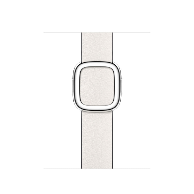 Modern Style Leather Watch Band For Apple Watch 42mm / 41mm / 40mm / 38mm(Beige) - Watch Bands by PMC TechLife | Online Shopping South Africa | PMC TechLife | Buy Now Pay Later Mobicred