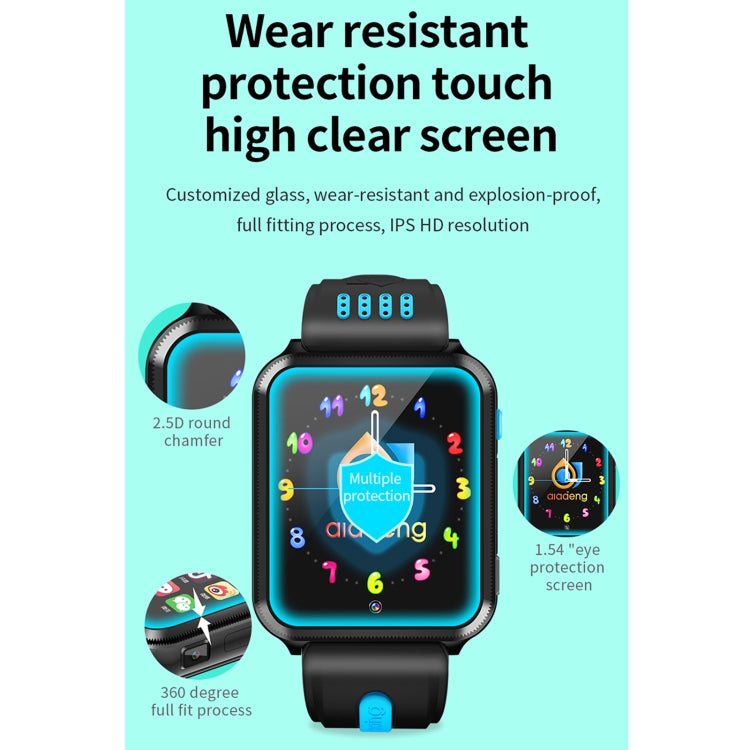 H1 1.54 inch Full-fit Screen Dual Cameras Smart Phone Watch, Support SIM Card / GPS Tracking / Real-time Trajectory / Temperature Monitoring(Silver Pink) - Smart Watches by PMC TechLife | Online Shopping South Africa | PMC TechLife | Buy Now Pay Later Mobicred