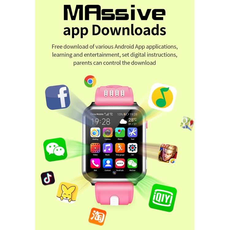 H1 1.54 inch Full-fit Screen Dual Cameras Smart Phone Watch, Support SIM Card / GPS Tracking / Real-time Trajectory / Temperature Monitoring(Black Grey) - Smart Watches by PMC TechLife | Online Shopping South Africa | PMC TechLife | Buy Now Pay Later Mobicred