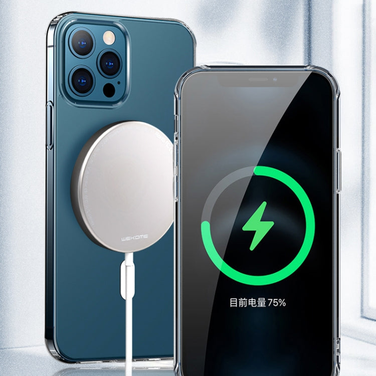 WK WPC-007 iDeal Series Magsafe Case Magnetic Ring All-inclusive Clear TPU Transparent Shockproof Case For iPhone 11 Pro Max - iPhone 11 Pro Max Cases by WK | Online Shopping South Africa | PMC TechLife | Buy Now Pay Later Mobicred