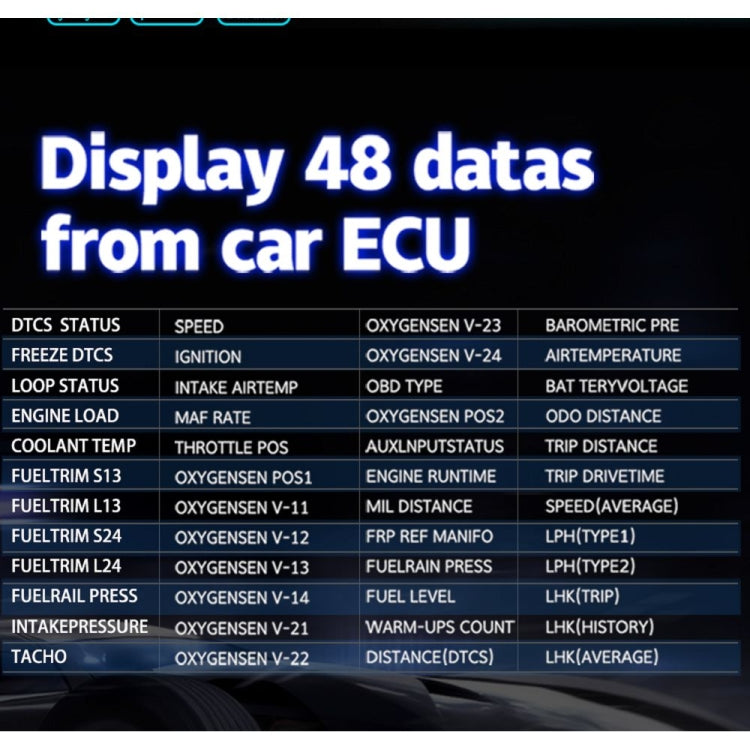 C1 OBD2 + GPS Mode Car HUD Head-up Display Compass / Speed / Water Temperature / Voltage Display / Speed / Fault Alarm / Navigation Function - free shipping - PMC TechLife - Order now!