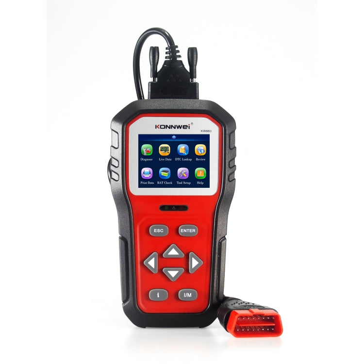 KONNWEI KW860 Car 2.8 inch TFT Color Screen Battery Tester Support 8 Languages / I Key Analysis Function - free shipping - PMC TechLife - Order now!