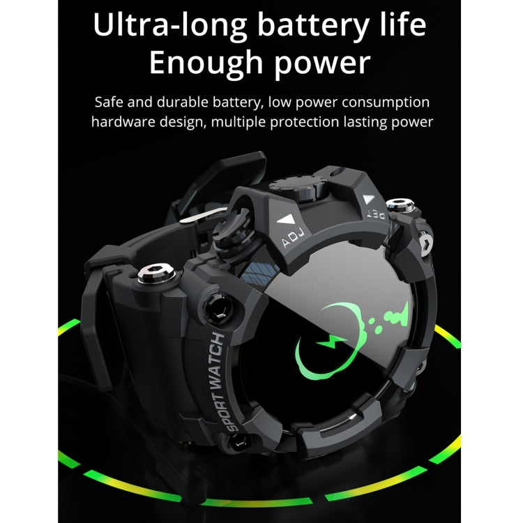 Lokmat ATTACK 1.28 inch TFT LCD Screen Smart Watch, Support Sleep Monitor / Heart Rate Monitor / Blood Pressure Monitor(Black) - free shipping - PMC TechLife - Order now!