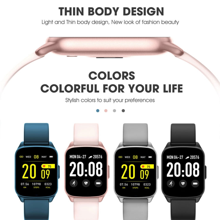 Lokmat KW17 1.3 inch TFT Screen IP68 Waterproof Smart Watch, Support Sleep Monitor / Heart Rate Monitor / Blood Pressure Monitor(Black) - free shipping - PMC TechLife - Order now!