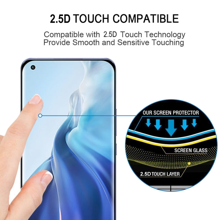 For Xiaomi Mi 11 / 11 Ultra (Full Glue) 9H HD 3D Curved Edge Tempered Glass Film(Black) - free shipping - PMC TechLife - Order now!