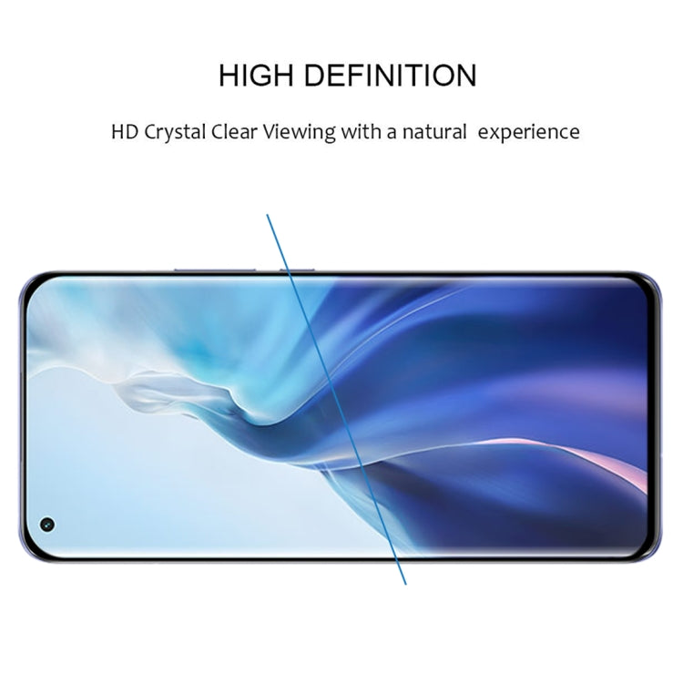 For Xiaomi Mi 11 (Full Glue) 25 PCS 9H HD 3D Curved Edge Tempered Glass Film(Black) -  by PMC TechLife | Online Shopping South Africa | PMC TechLife