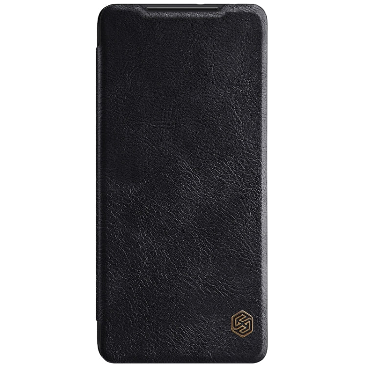 For Samsung Galaxy S21 Ultra 5G NILLKIN QIN Series Crazy Horse Texture Horizontal Flip Leather Case with Card Slot(Black) - free shipping - PMC TechLife - Order now!