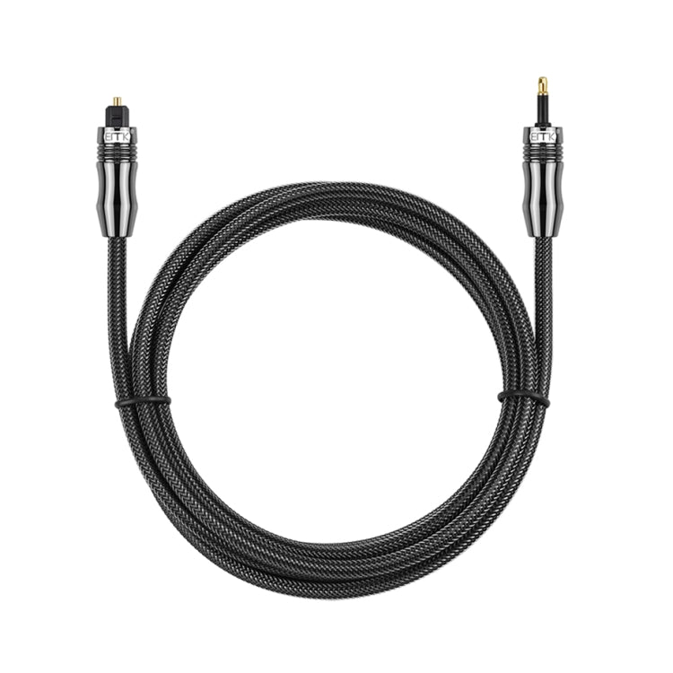 EMK OD6.0mm 3.5mm Digital Sound Toslink to Mini Toslink Digital Optical Audio Cable, Length:1.5m - Audio Optical Cables by EMK | Online Shopping South Africa | PMC TechLife | Buy Now Pay Later Mobicred
