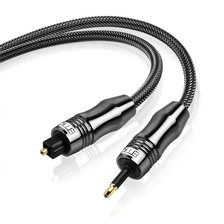 EMK OD6.0mm 3.5mm Digital Sound Toslink to Mini Toslink Digital Optical Audio Cable, Length:1.5m - Audio Optical Cables by EMK | Online Shopping South Africa | PMC TechLife | Buy Now Pay Later Mobicred
