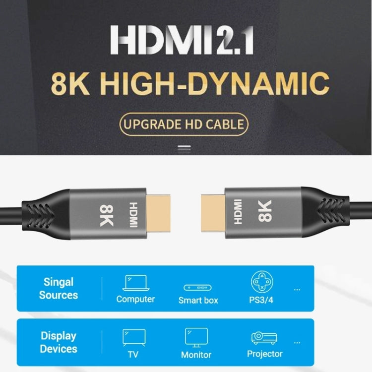 HDMI2.1 8K 120Hz High Dynamic HD Cable, Cable Length:5m - Cable by PMC TechLife | Online Shopping South Africa | PMC TechLife
