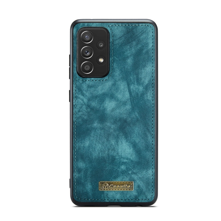 For Samsung Galaxy A52 5G / 4G CaseMe Detachable Multifunctional Horizontal Flip Leather Case, with Card Slot & Holder & Zipper Wallet & Photo Frame(Blue) - free shipping - PMC TechLife - Order now!