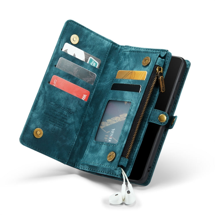 For Samsung Galaxy A52 5G / 4G CaseMe Detachable Multifunctional Horizontal Flip Leather Case, with Card Slot & Holder & Zipper Wallet & Photo Frame(Blue) - free shipping - PMC TechLife - Order now!