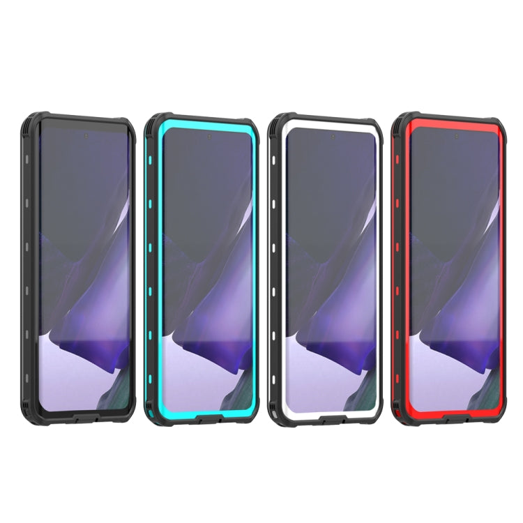For Samsung Galaxy S21 Ultra 5G RedPepper Transparent Dot Shockproof Waterproof PC + TPU Protective Case(Black) - free shipping - PMC TechLife - Order now!